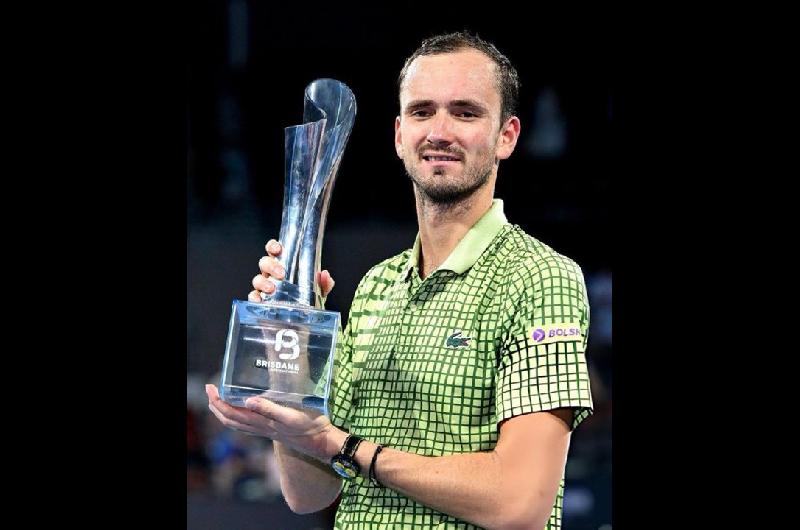 Daniil Medvedev se consagroacute campeoacuten del ATP 250 de Brisbane