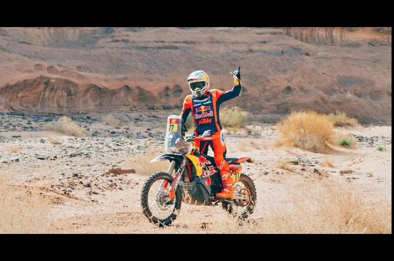 Rally Dakar- buena etapa de Luciano Benavides que le pisa los talones al liacuteder en motos