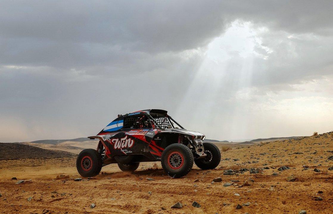Cavigliasso terminoacute tercero y se subioacute al podio en la categoriacutea challenger del Rally Dakar