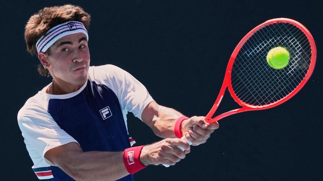El marplatense Comesantildea derrotoacute a Kypson en su debut en el Australian Open