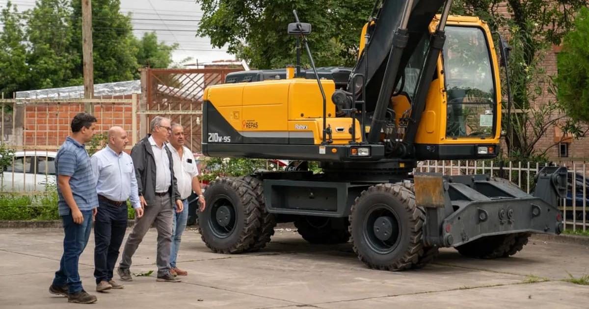 Ampliaron equipamiento y maquinaria de Vialidad Provincial