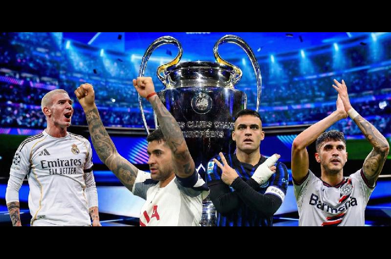 Argentinos en Champions- goles liderazgo y jerarquiacutea en Europa