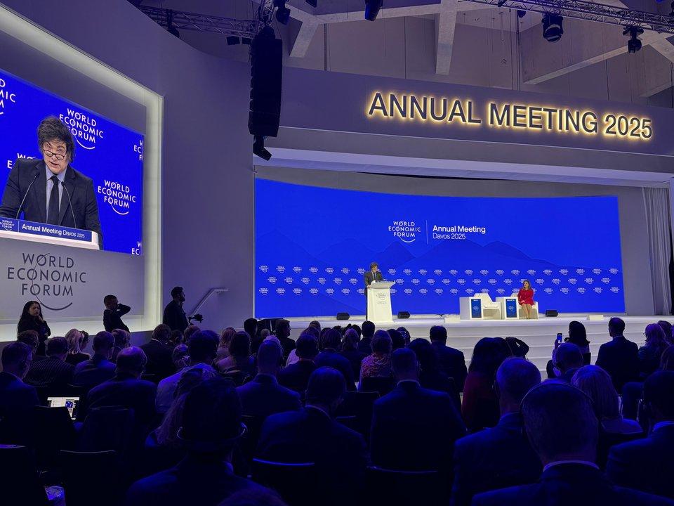 Javier Milei habla en Davos- horario y coacutemo ver en vivo el discurso ante el Foro Econoacutemico