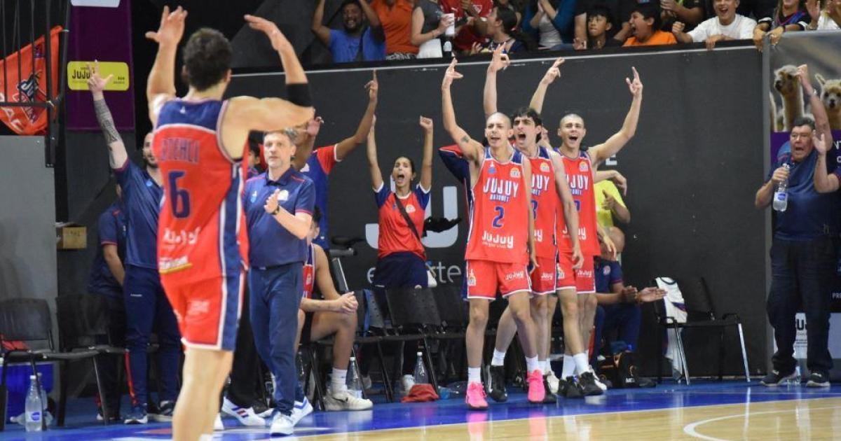 Jujuy Baacutesquet ganoacute su tercer partido consecutivo a Fusioacuten Riojana