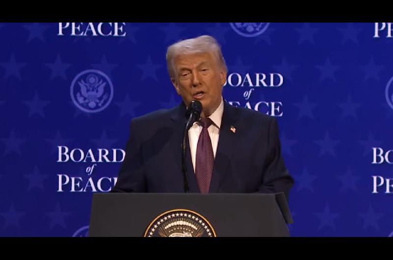 Con la presencia de Milei Trump puso en marcha el Consejo de la Paz