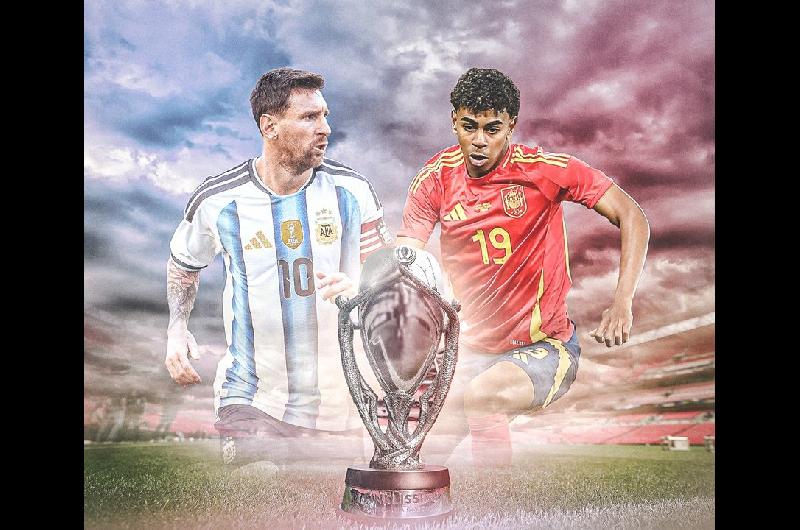 Cuaacutendo juegan la Finalissima Argentina y Espantildea