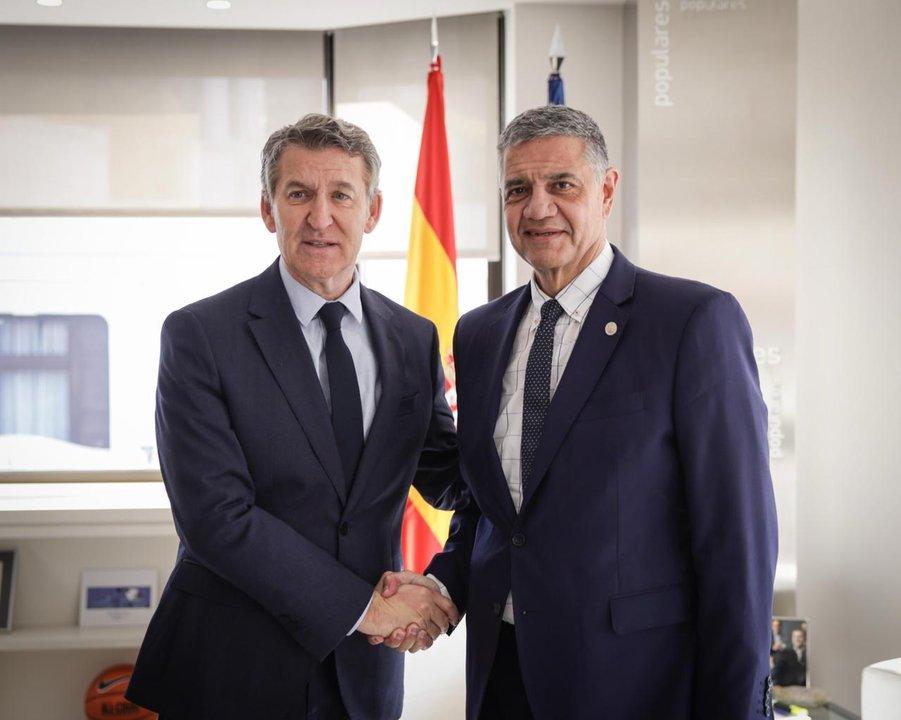 Jorge Macri se reunioacute en Madrid con el presidente del Partido Popular 