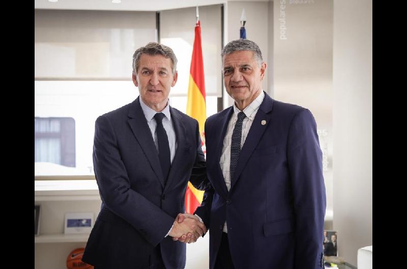 Jorge Macri se reunioacute en Madrid con el presidente del Partido Popular 