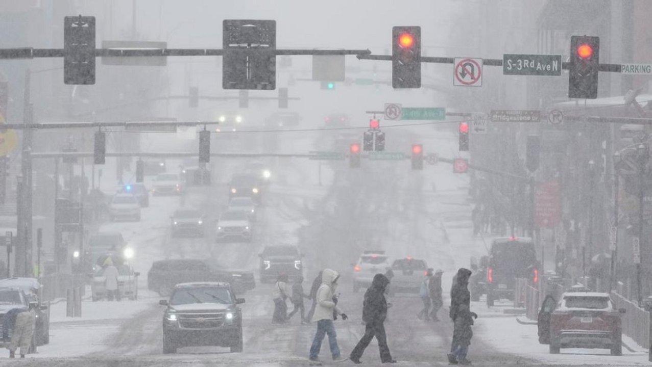 Megatormenta aacutertica paraliza a los Estados Unidos y pone en alerta a 37 estados