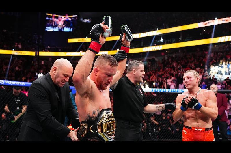 Gaethje vencioacute a Pimblett y se consagroacute campeoacuten interino en la velada 324 de la UFC