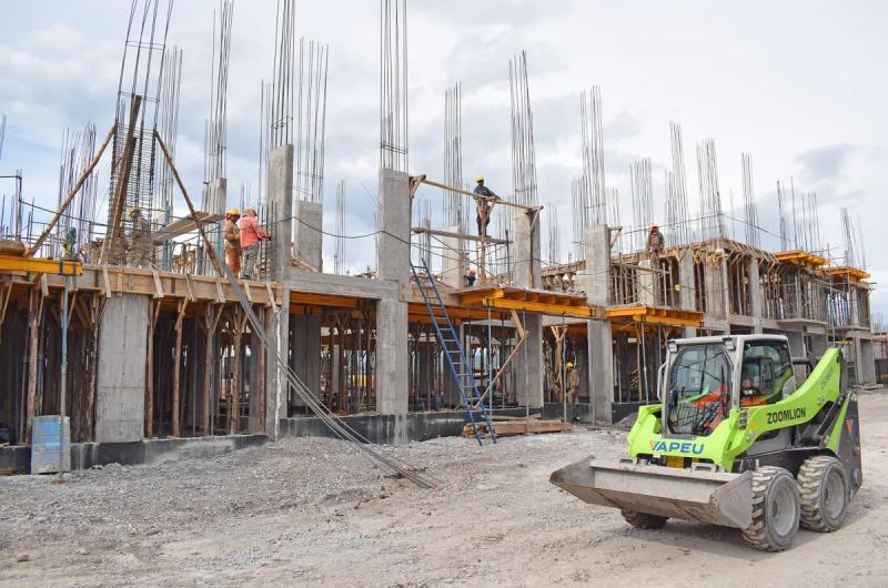 Avanzan las obras de construccioacuten de departamento en Alto Comedero