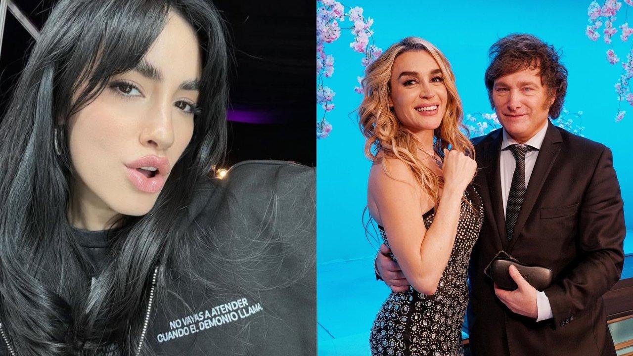 La iroacutenica reaccioacuten de Lali Espoacutesito a la presentacioacuten de Javier Milei y Faacutetima Florez