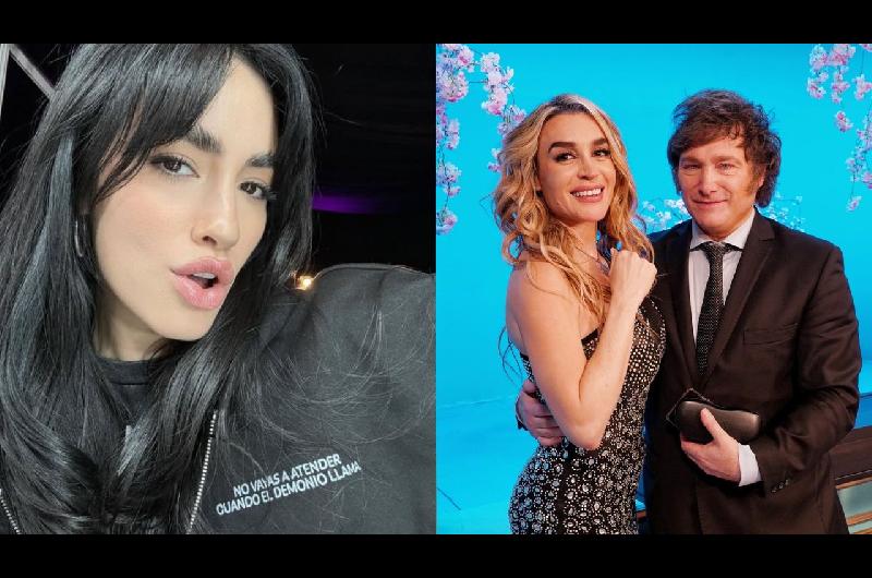 La iroacutenica reaccioacuten de Lali Espoacutesito a la presentacioacuten de Javier Milei y Faacutetima Florez