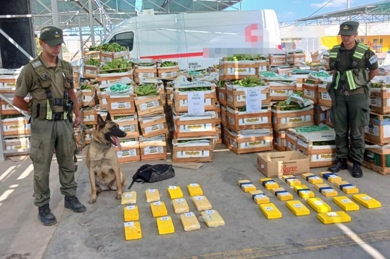 Camionero jujentildeo proacutefugo tras secuestro de 64 kilos de cocaiacutena