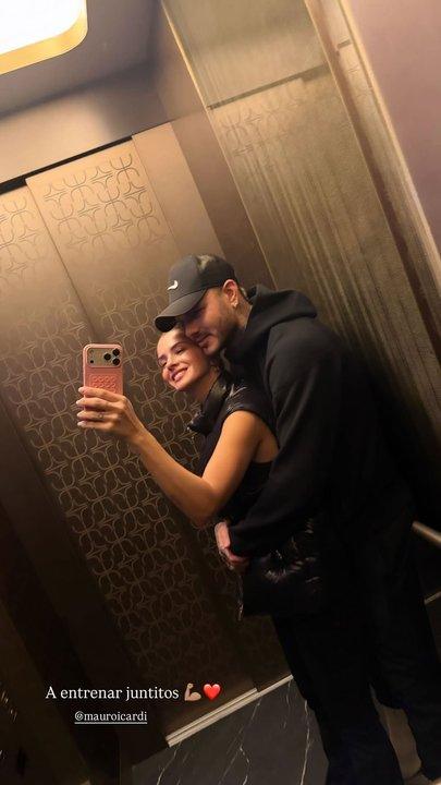 El arduo entrenamiento de Mauro Icardi y la China Suaacuterez en Turquiacutea 