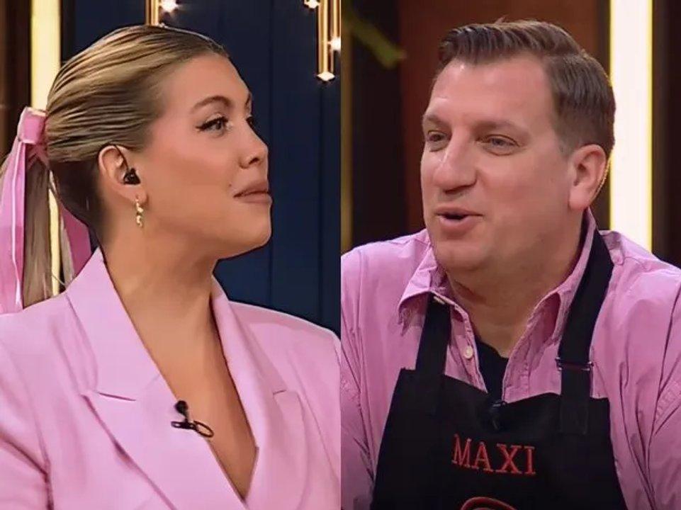El picante pase de facturas en italiano entre Wanda Nara y Maxi Loacutepez