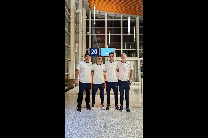 La delegacioacuten argentina de Copa Davis partioacute rumbo a Corea del Sur