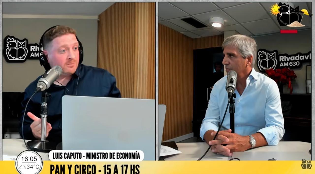 Luis Caputo sobre el INDEC- ldquoHabiacutea que implementar un cambio una vez que la desinflacioacuten estuviese consolidadardquo