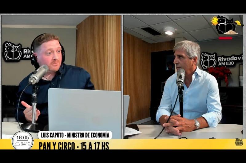 Luis Caputo sobre el INDEC- ldquoHabiacutea que implementar un cambio una vez que la desinflacioacuten estuviese consolidadardquo