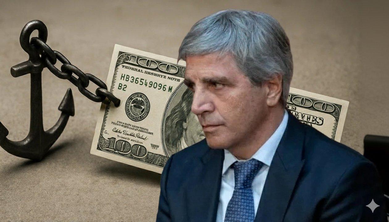 Luis Caputo sostuvo que el doacutelar podriacutea estar a 1300 pesos