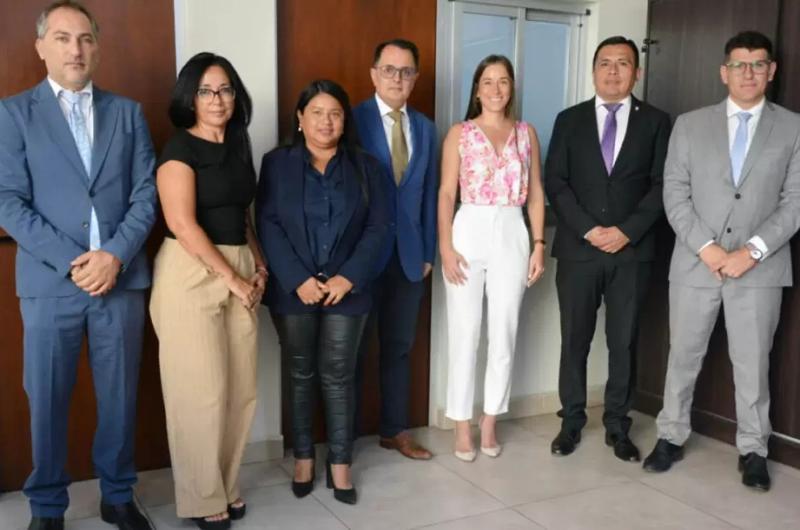 Visita de jueces de la Suprema Corte de Justicia al Centro Judicial de Perico