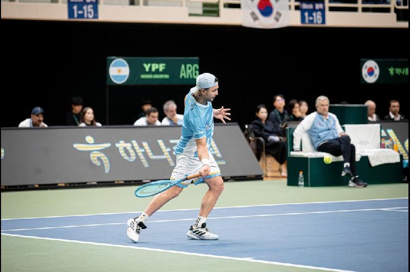 Copa Davis- Argentina perdioacute la serie 3-2 ante Corea del Sur y deberaacute jugar el repechaje para no descender
