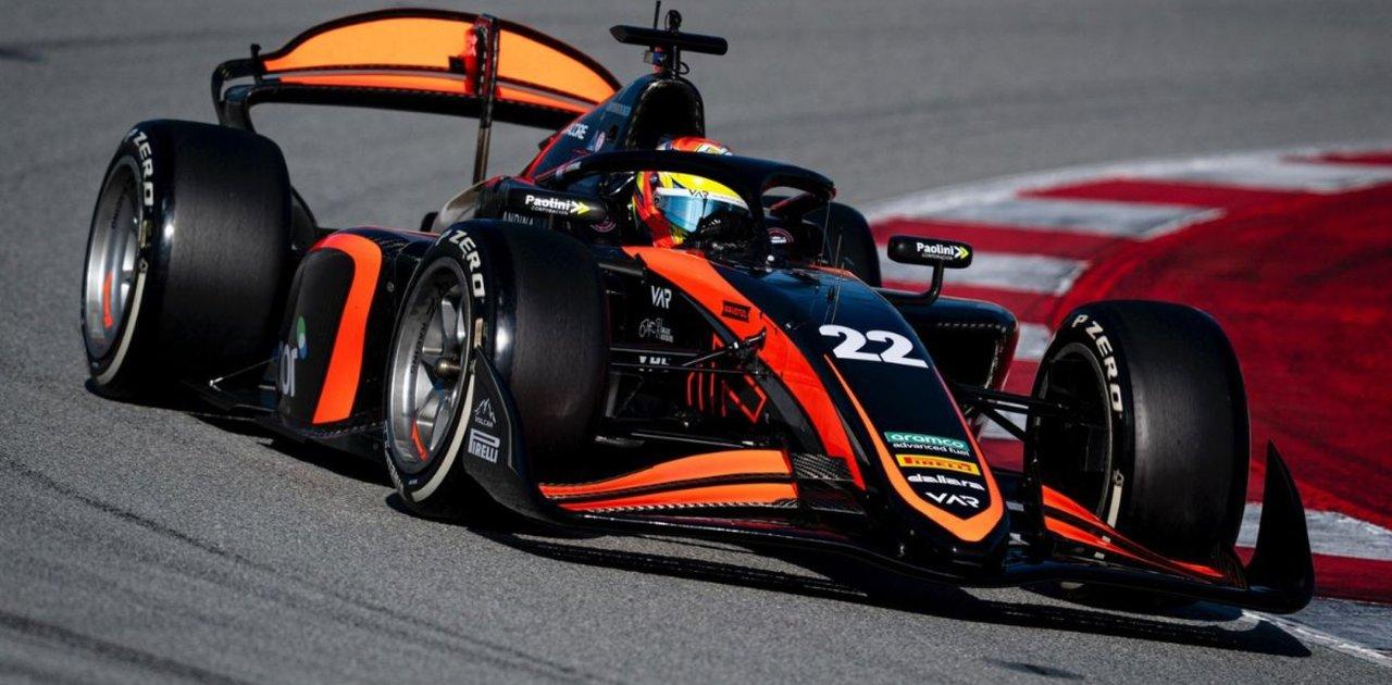 Nicolaacutes Varrone consiguioacute el segundo mejor tiempo en la pretemporada de Foacutermula 2 en Barcelona