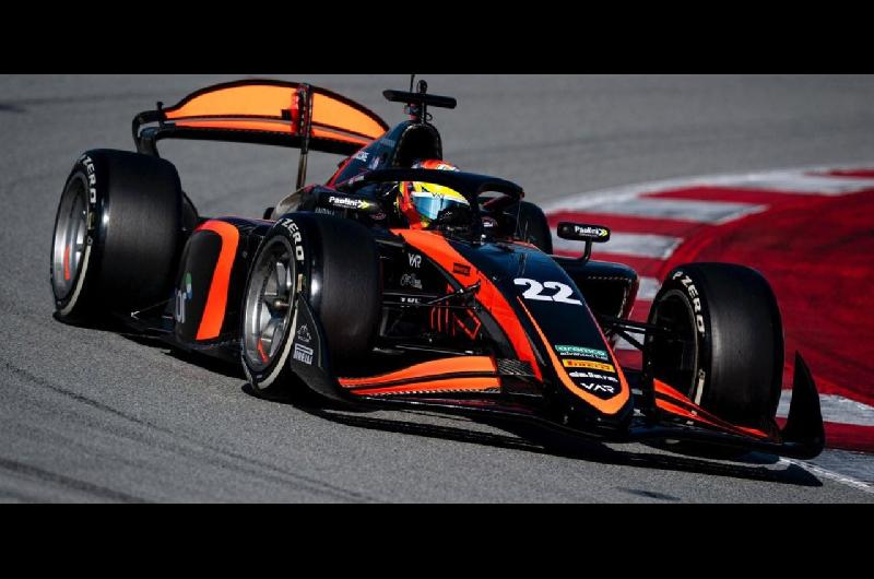 Nicolaacutes Varrone consiguioacute el segundo mejor tiempo en la pretemporada de Foacutermula 2 en Barcelona