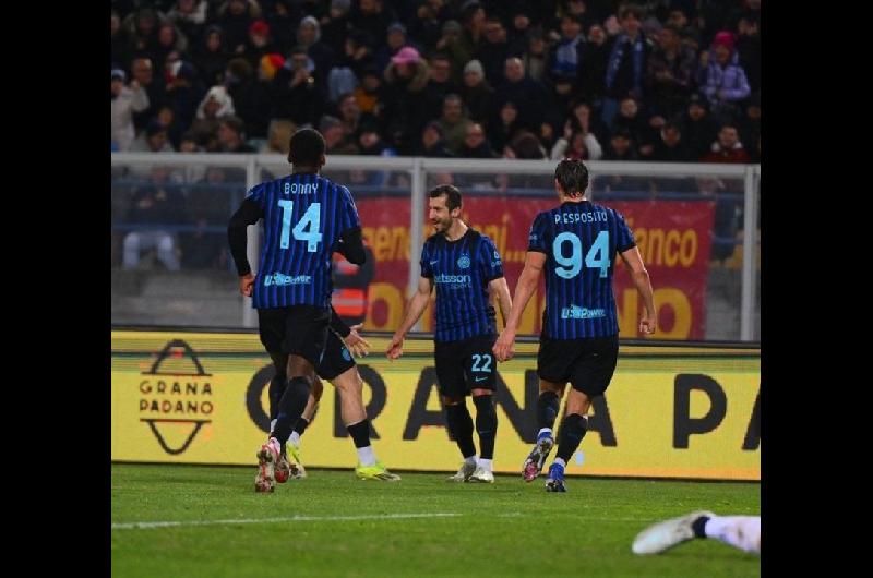 Inter le ganoacute 2-0 al Lecce y se afianza como liacuteder en la Serie A