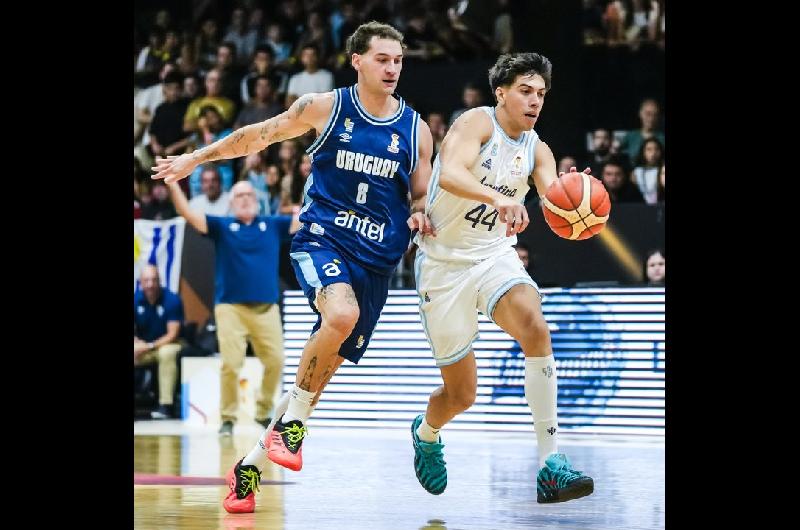 Dura derrota de la Seleccioacuten argentina de baacutesquetbol- 44-61 frente a Uruguay