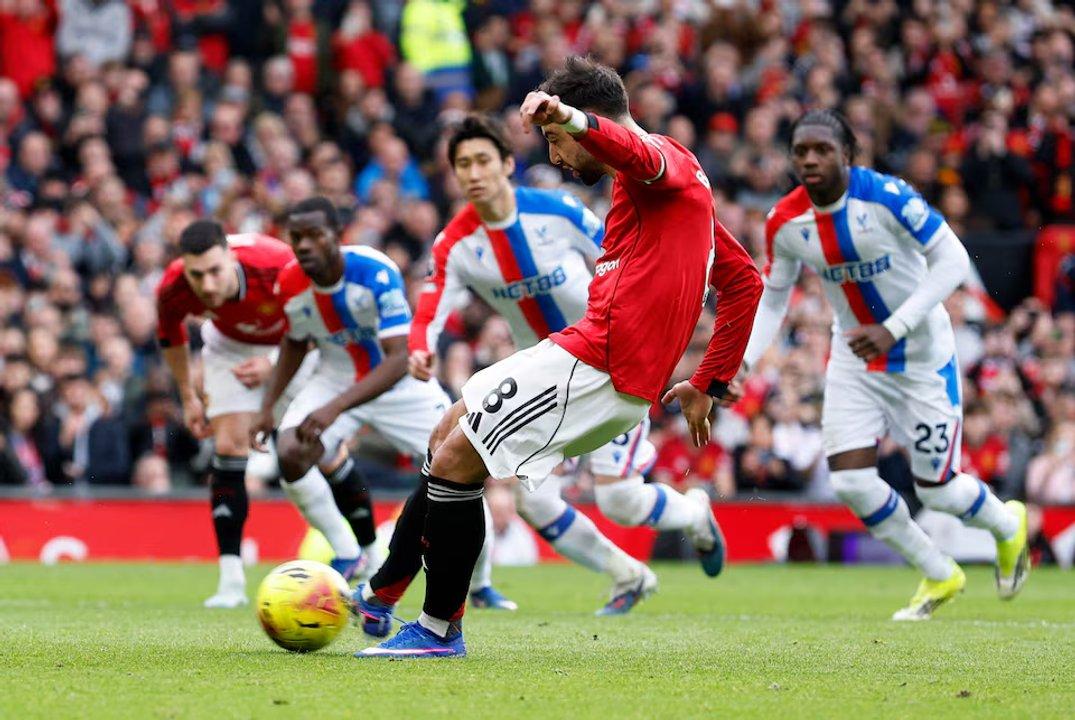 Premier League- Manchester United alcanzoacute el tercer lugar tras remontar ante Crystal Palace
