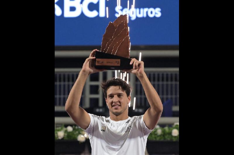 Luciano Darderi derrotoacute a Yannick Hanfmann y es campeoacuten del ATP de Santiago de Chile