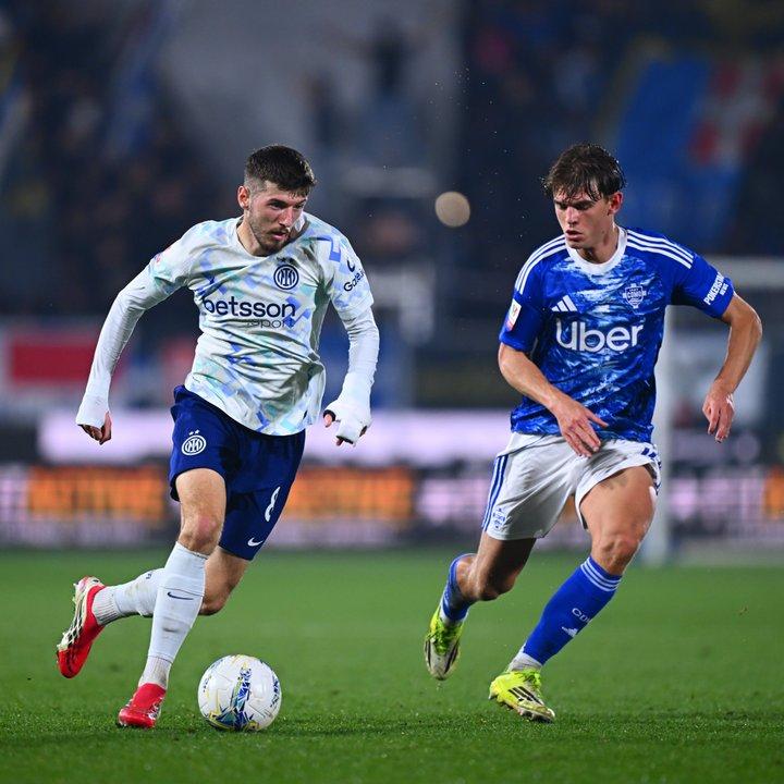 Copa Italia- el Inter y el Como no se sacaron diferencias en la ida de la semifinal