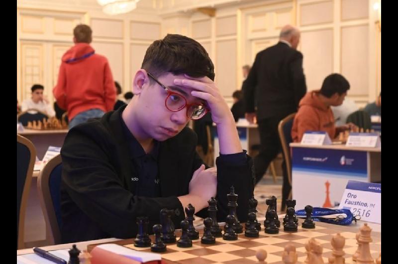 Faustino Oro se rindioacute y no pudo alcanzar el tiacutetulo de Gran Maestro de Ajedrez