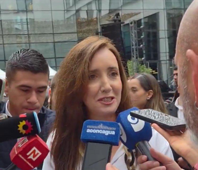 Villarruel evitoacute la poleacutemica con la Casa Rosada y se enfocoacute en la Vendimia- ldquoMe siento en casardquo