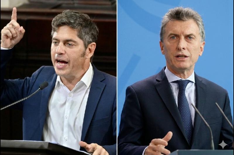 Kicillof Macri y Pareja juntos en la cena de bienvenida de Expoagro