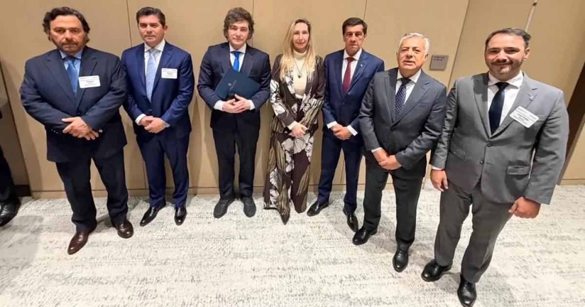 El gobernador Sadir estuvo en Nueva York con el presidente Milei
