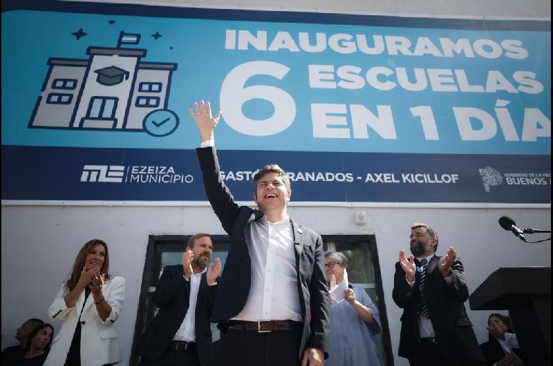 Kicillof- ldquoEs un diacutea histoacuterico para la provincia porque inauguramos seis nuevas escuelasrdquo 