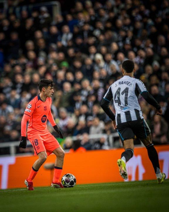 El Barcelona rescatoacute un empate agoacutenico ante el Newcastle en octavos de final de la Champions League