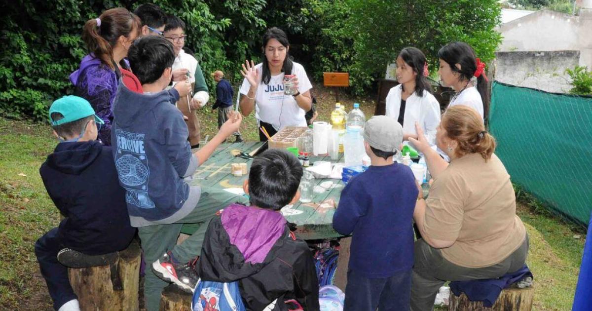 Taller Matemaacuteticas en la Reserva en el parque botaacutenico