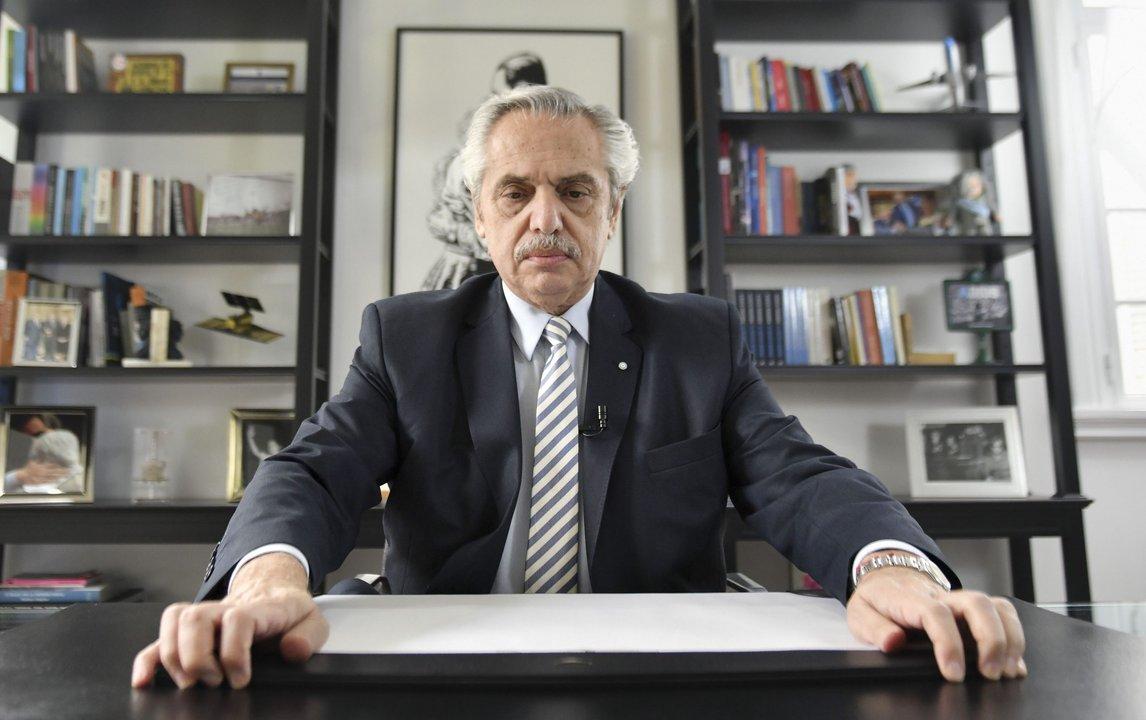 Alberto Fernandez habloacute de la famosa foto