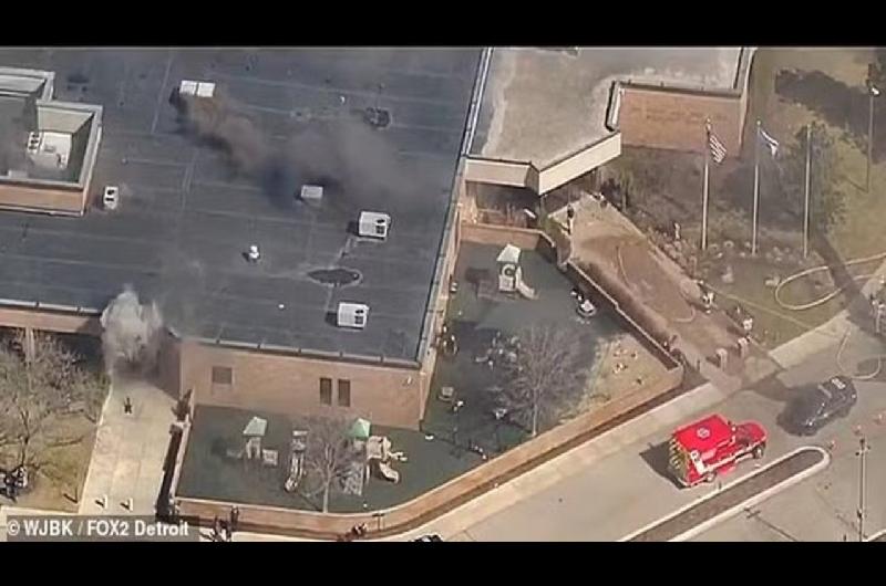 Tensioacuten en Estados Unidos- investigan un tiroteo y embestida de vehiacuteculo en una sinagoga de Michigan