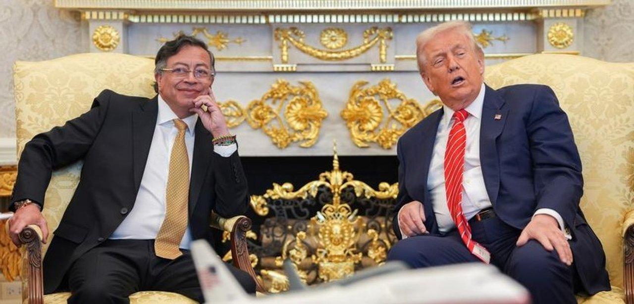 Trump se disculpoacute con Petro por no haberlo incluiacutedo en la cumbre Escudo de Ameacuterica