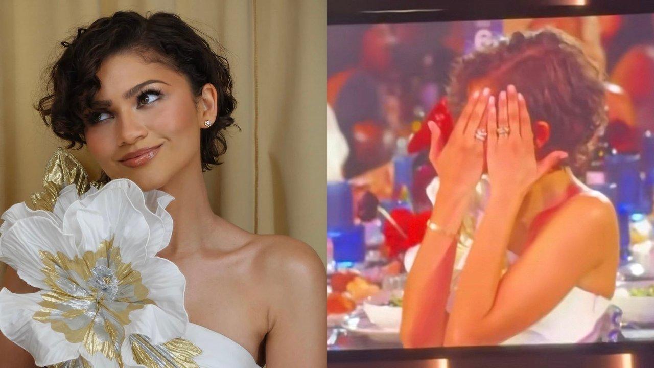 Zendaya se mostroacute con su alianza tras el casamiento secreto con Tom Holland