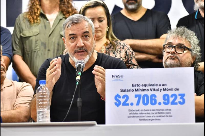 ldquoEste frente asume el desafiacuteo de unir todas las luchas de la Argentinardquo dijo Aguiar