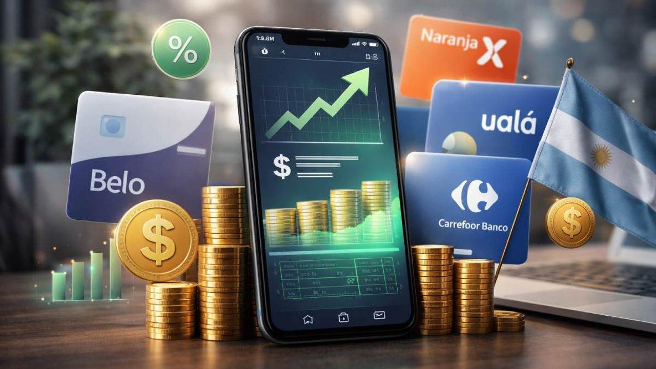 Vuelan las tasas- cuaacuteles son las billeteras virtuales con mayor rendimiento en Argentina