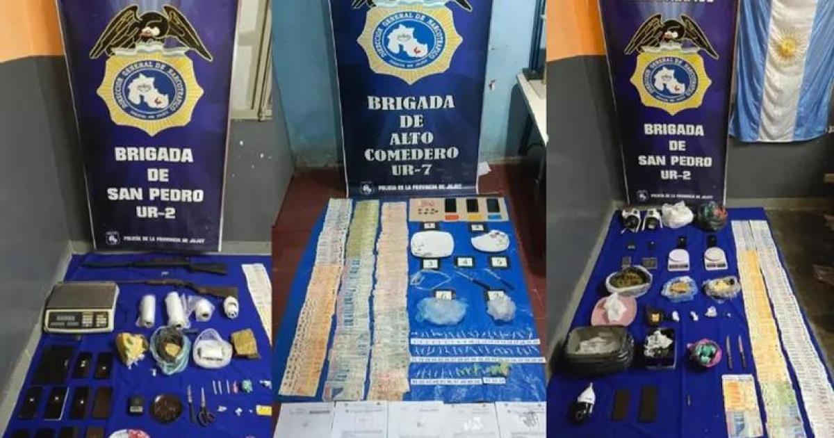 Narcomenudeo en Jujuy- 36 detenidos y se secuestraron maacutes de 17 mil dosis