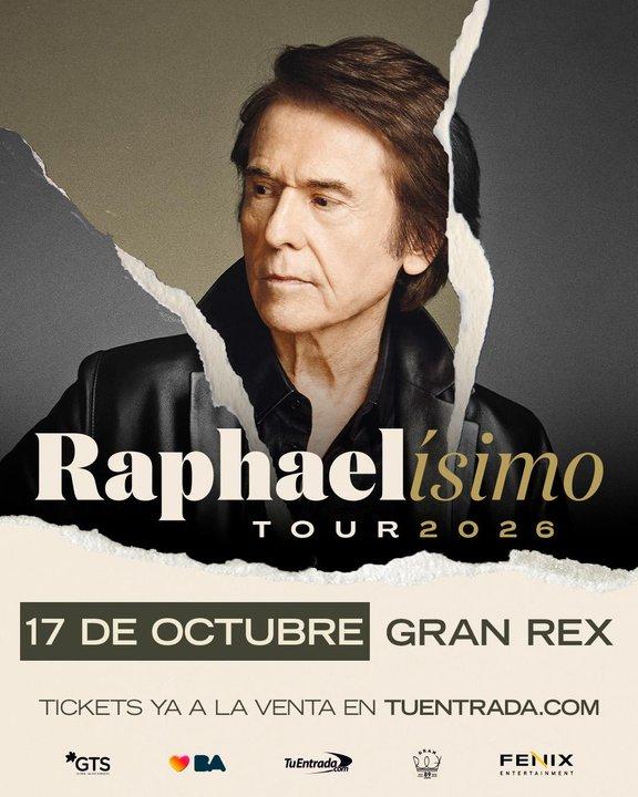 Raphael vuelve a Buenos Aires con un gran show en el Teatro Gran Rex