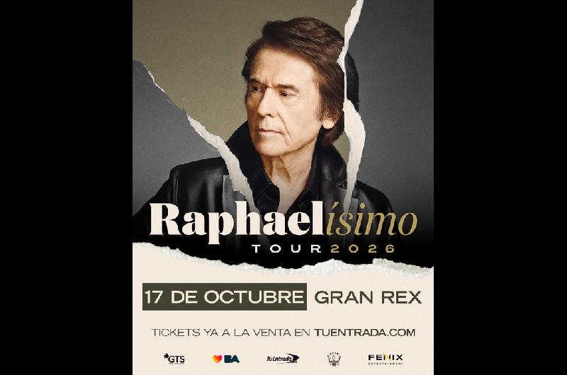 Raphael vuelve a Buenos Aires con un gran show en el Teatro Gran Rex