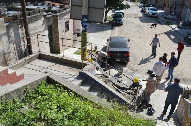 Continuacutea el plan de puesta en valor de escaleras que conectan barrios con el centro